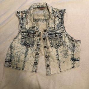 Used plus size jean jacket!